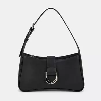 АУГС319300 Сумка женская, натур.кожа 285х82х160,черная