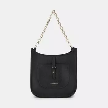 MV-J917-D28 Сумка женская Marina Volpe,нат ур.кожа,260x90x280,черная