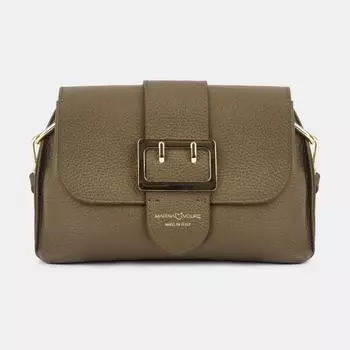 MV-J655-D40 Сумка женская Marina Volpe,нат ур.кожа,280x60x190,бежевая