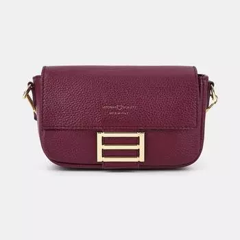 MV-K523-D94 Сумка женская Marina Volpe,нат ур.кожа,220x50x120,фиолетовая