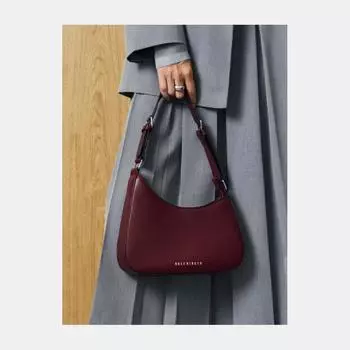 АУГС328500 Сумка женская искусственная кожа,270х55х200,бордовая