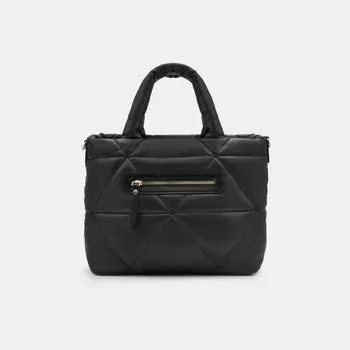 АУГС332100 Сумка женская искусственная ко жа,280х120х250,черная