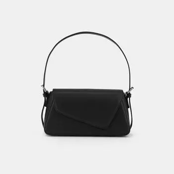 АУГС328200 Сумка женская искусственная кожа,250х70х120,черная