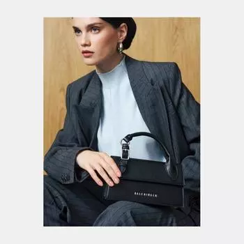 АУГС327900 Сумка женская,искусственная кожа,220*50*120,черная