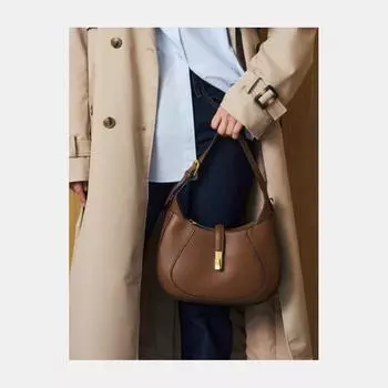 АУГС337300 Сумка женская Ralf Ringer натур.кожа,285х80х230,коричн