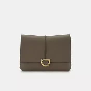 АУГС338700 Сумка женская Ralf Ringer натур.кожа,260х55х195,сер-кор