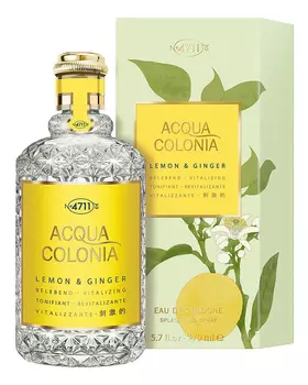 4711 Acqua Colonia Lemon & Ginger: одеколон 170мл