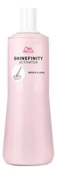 Активатор для нанесения кисточкой Shinefinity Activator Brush & Bowl 2%: Активатор 1000мл