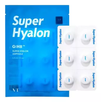 Ампульная сыворотка для лица Super Hyalon Ampoule: Сыворотка 6*1,5мл