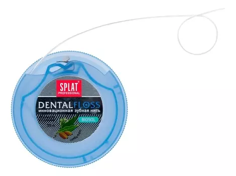 Антибактериальная объемная зубная нить Кардамон Dental Floss 30м