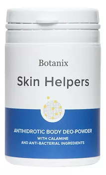 Антигидрозная део-пудра для тела с каламином и антибактериальными компонентами Botanix Skin Helpers: Пудра 50г
