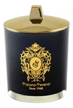 Ароматическая свеча Almond Vanilla Black Glass: свеча 35г