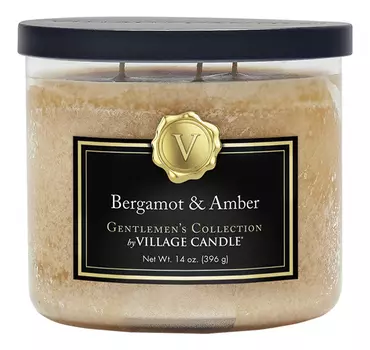 Ароматическая свеча Bergamot &amp; Amber: свеча 396г