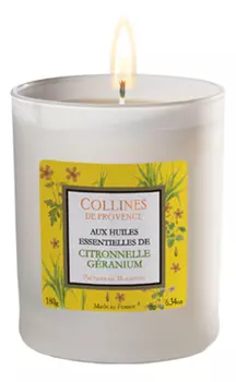 Ароматическая свеча Citronella &amp; Geranium 180г (антимоскитный)