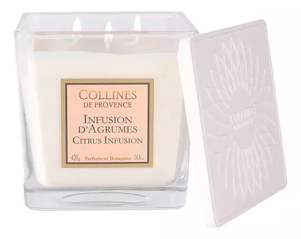 Ароматическая свеча Citrus Infusion (цитрусовый коктель): свеча 420г