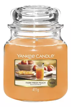 Ароматическая свеча Farm Fresh Peach: свеча 411г