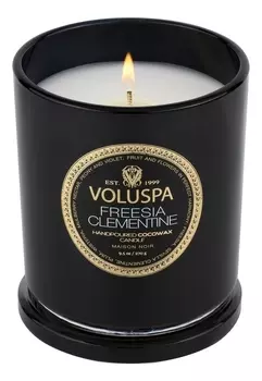 Ароматическая свеча Freesia Clementine (фрезия клементин): свеча в подарочной коробке 270г