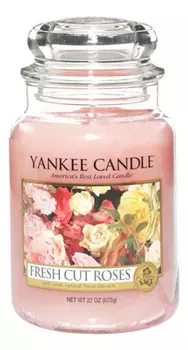 Ароматическая свеча Fresh Cut Roses: Свеча 623г