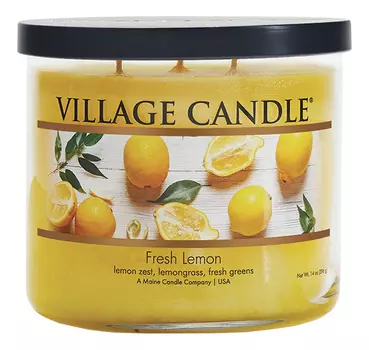 Ароматическая свеча Fresh Lemon: свеча 396г