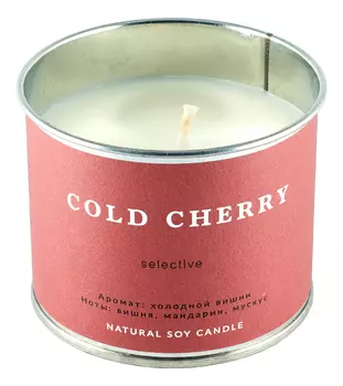 Ароматическая свеча Холодная вишня: Свеча 226г