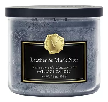 Ароматическая свеча Leather &amp; Musk Noir: свеча 396г