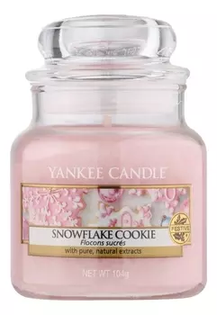 Ароматическая свеча Snowflake Cookie: свеча 104г