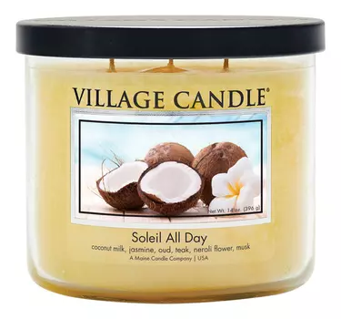 Ароматическая свеча Soleil All Day: свеча 396г