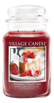 Ароматическая свеча Strawberry Pound Cake: свеча 602г