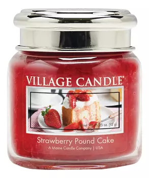 Ароматическая свеча Strawberry Pound Cake: свеча 92г