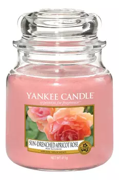 Ароматическая свеча Sun-Drenched Apricot Rose: Свеча 411г
