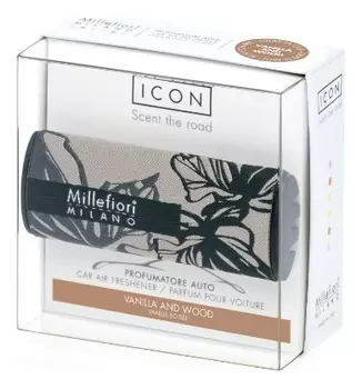 Ароматизатор для автомобиля Цветочный текстиль Icon Vanilla &amp; Wood (ваниль и дерево)