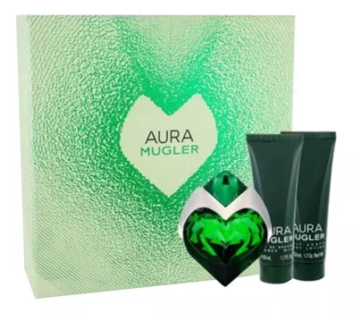 Aura 2017: набор (п/вода 30мл + лосьон д/тела 50мл + молочко д/душа 50мл)