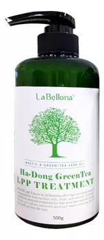 Бальзам для волос Labellona Ha-Dong Green Tea LPP Treatment 500г: Маска-бальзам 500мл
