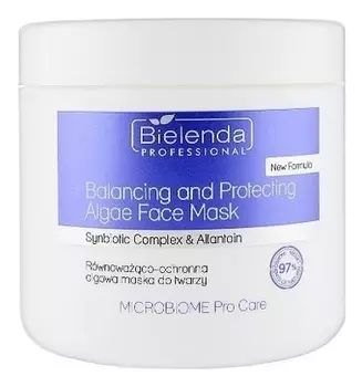 Балансирующая маска с экстрактом водорослей Microbiome Pro Care Balancing And Protecting Algae Face Mask 160г