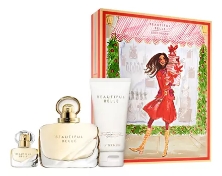 Beautiful Belle: набор (п/вода 50мл + лосьон д/тела 75мл + п/вода 4мл)