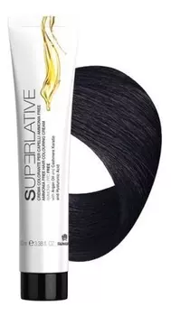 Безаммиачная крем-краска для волос Superlative Ammonia Free 100мл: 1 Черный
