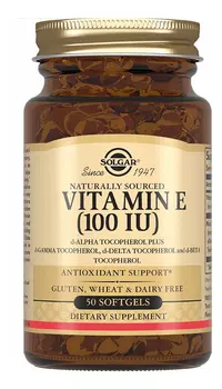 Биодобавка Витамин E Vitamin 50 капсул