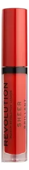 Блеск для губ Sheer Brillant 3,5мл: 134 Ruby