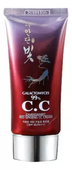 CC крем для лица на основе экстракта женьшеня Daandan Bit Red Ginseng SPF40+ PA++ 50мл