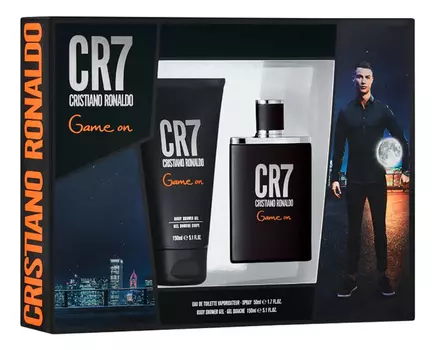 CR7 Game On: набор (т/вода 50мл + гель д/душа 150мл)