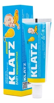 Детская зубная паста без фтора Большая груша Baby 48мл