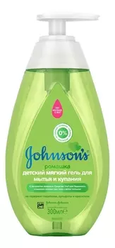 Детский мягкий гель для мытья и купания с экстрактом ромашки Johnson's Baby: Гель 300мл