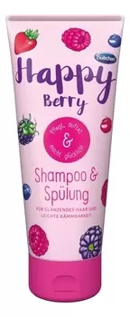 Детский шампунь-бальзам для волос Счастливая ягодка Happy Berry Shampoo &amp; Spulung 200мл