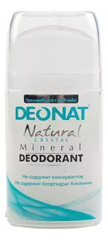 Дезодорант-кристалл Natural Crystal Mineral Deodorant Stick: Дезодорант 100г (овальный)