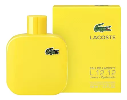 Eau De Lacoste L.12.12 Yellow: туалетная вода 100мл