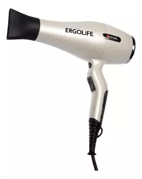 Фен для волос ErgoLife 03-001 2200W (2 насадки, белый)