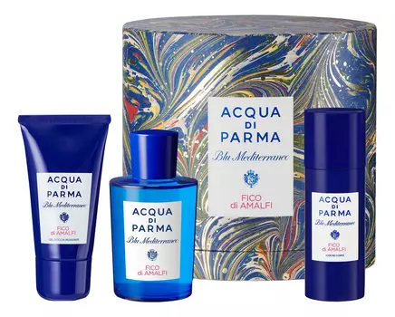 Fico Di Amalfi: набор (т/вода 75мл + лосьон д/тела 40мл + гель д/душа 50мл)