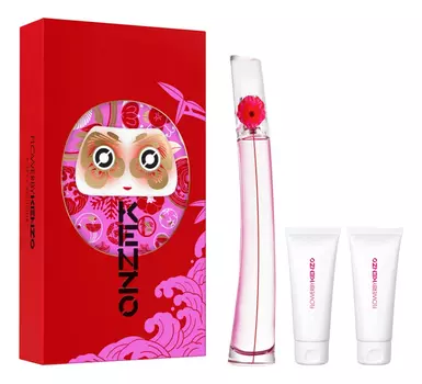 Flower By Kenzo Poppy Bouquet: набор (п/вода 100мл + 2*75мл молочко д/тела)