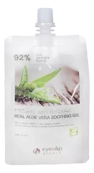Гель для лица и тела с экстрактом алоэ вера Natural And Hygienic Real Aloe Vera Soothing Gel 300г
