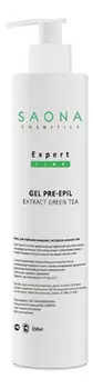 Гель для очищения кожи перед депиляцией с экстрактом зеленого чая Expert Line Gel Pre-Epil Extract Green Tea 350мл: Гель 350мл